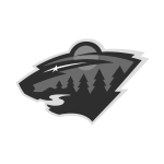 Black and White Minnesota Wild Logo